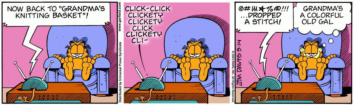 Garfield, May 14, 2003
