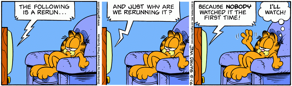 Garfield, May 16, 2003