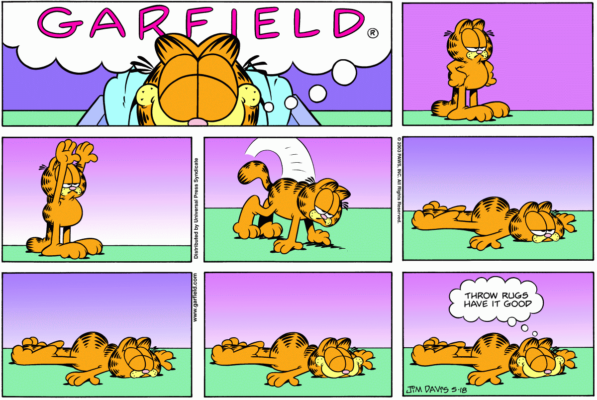 Garfield, May 18, 2003