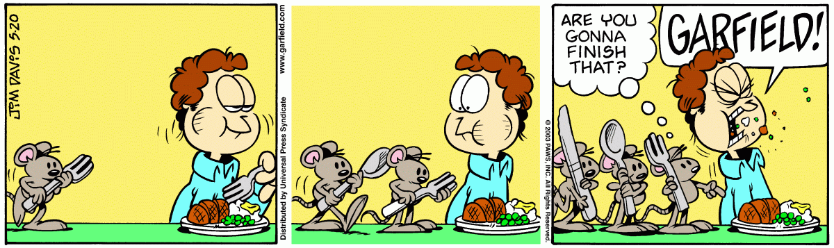 Garfield, May 20, 2003