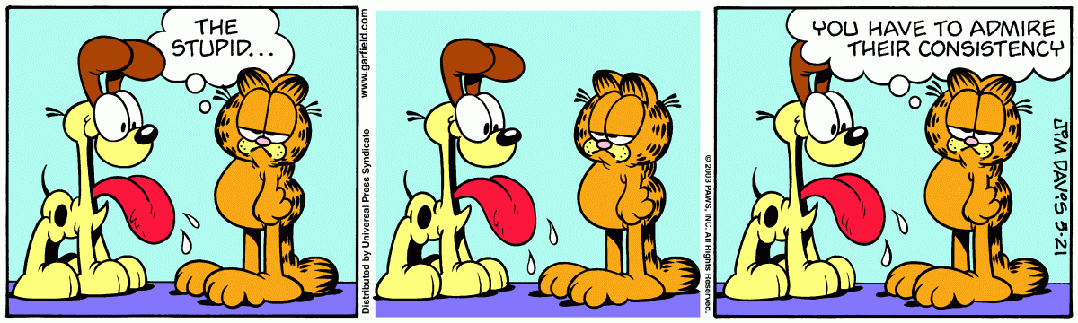 Garfield, May 21, 2003
