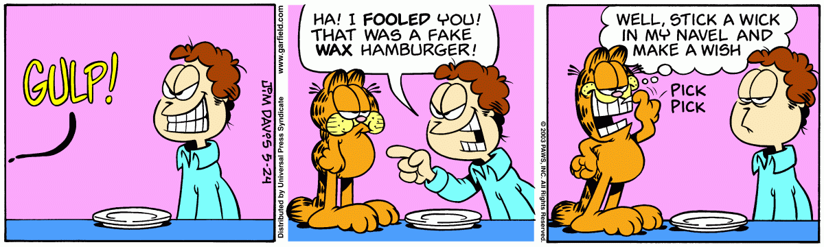 Garfield, May 24, 2003