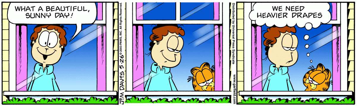 Garfield, May 26, 2003