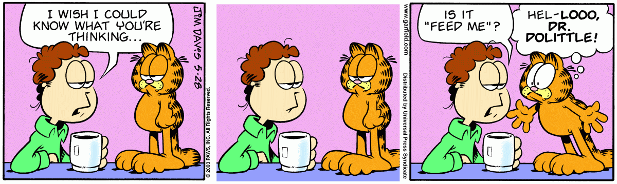Garfield, May 28, 2003