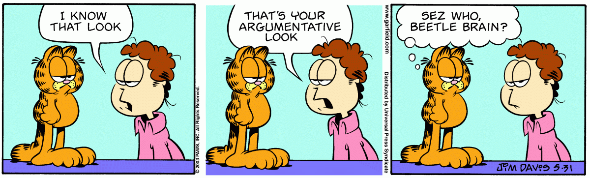 Garfield, May 31, 2003