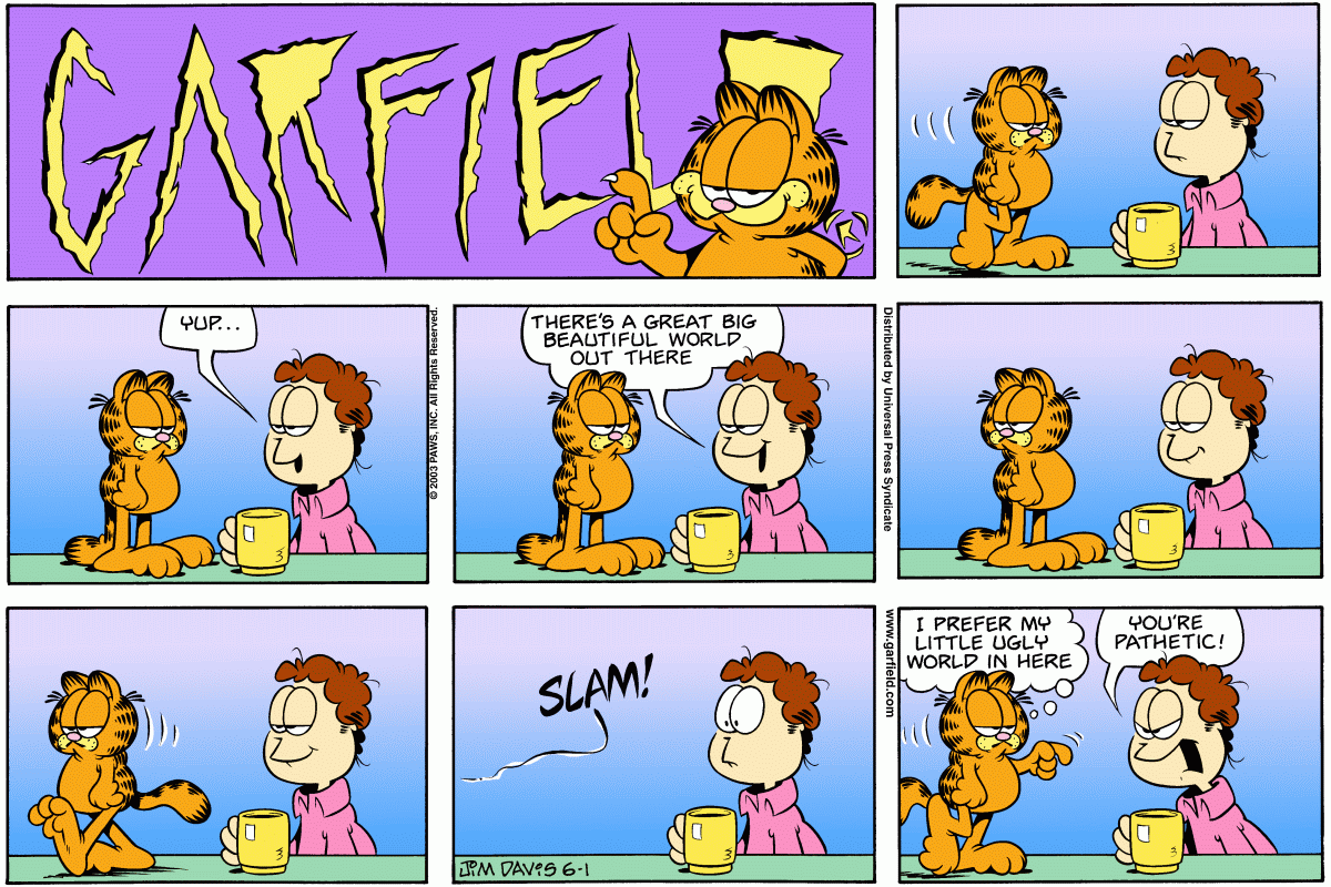 Garfield, June 1, 2003