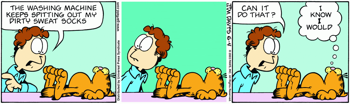Garfield, June 4, 2003