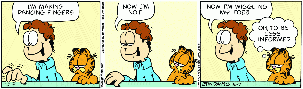 Garfield, June 7, 2003