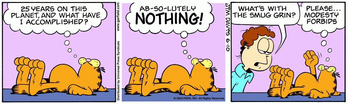 Garfield, June 10, 2003