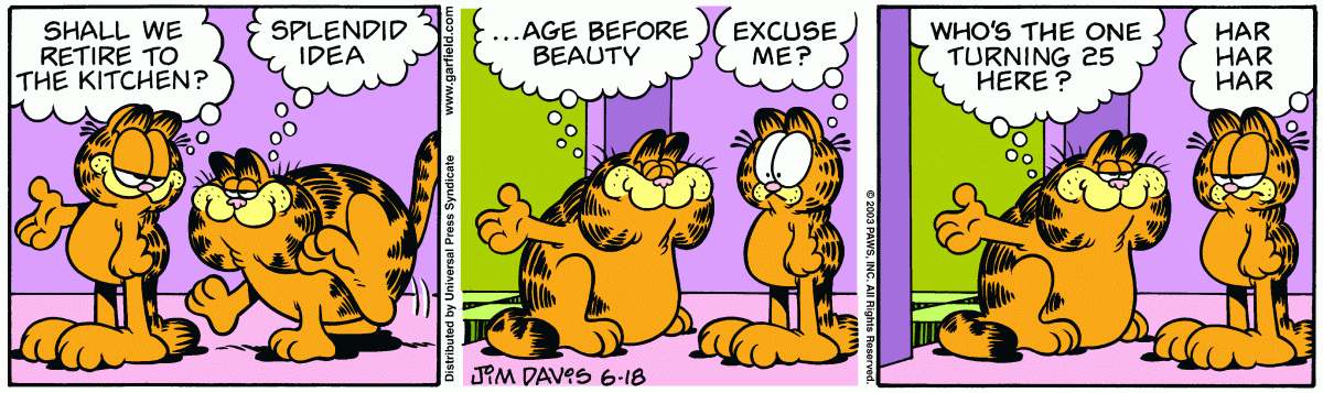 Garfield, June 18, 2003