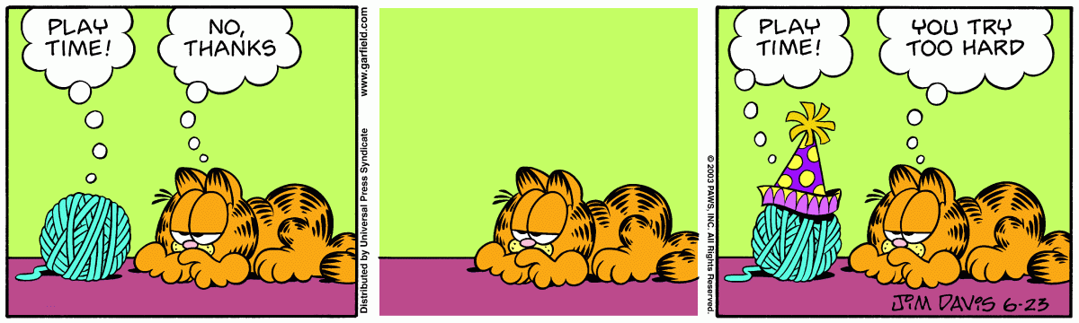 Garfield, June 23, 2003