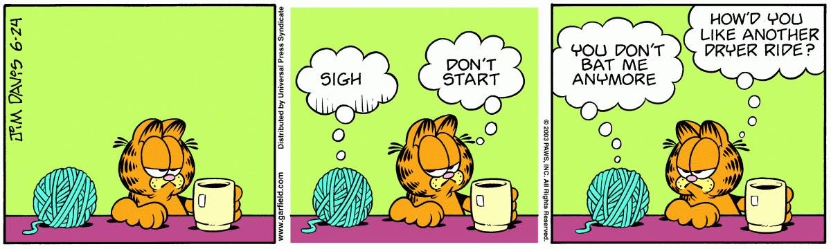 Garfield, June 24, 2003