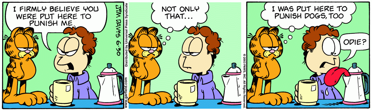Garfield, June 30, 2003