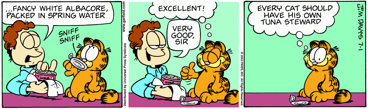Garfield, July 1, 2003