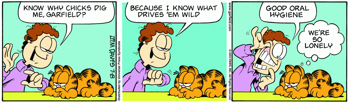 Garfield, July 8, 2003
