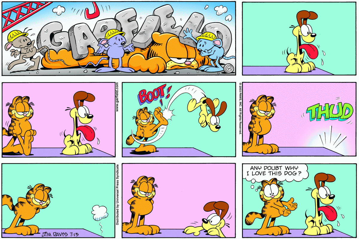Garfield, July 13, 2003