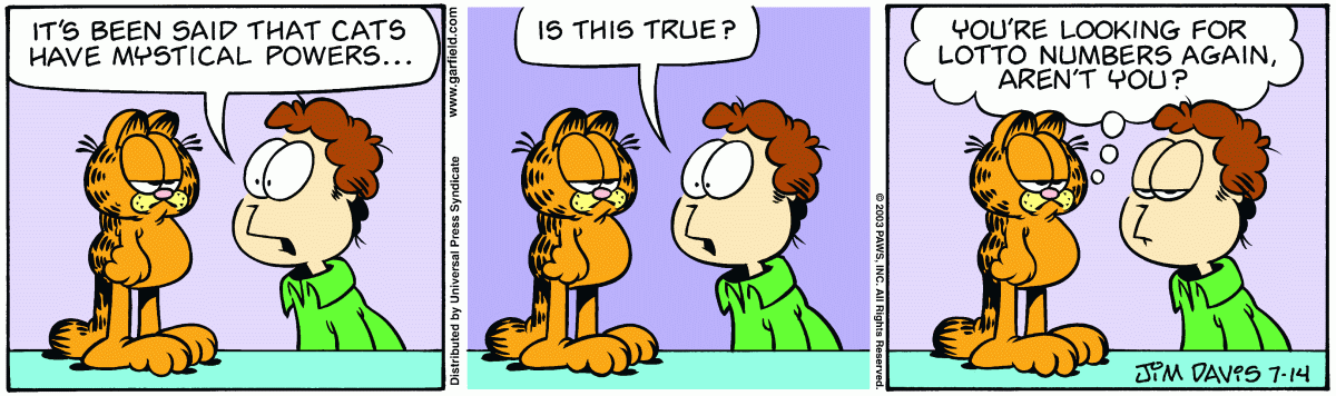 Garfield, July 14, 2003