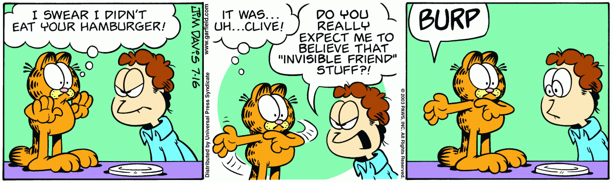 Garfield, July 16, 2003