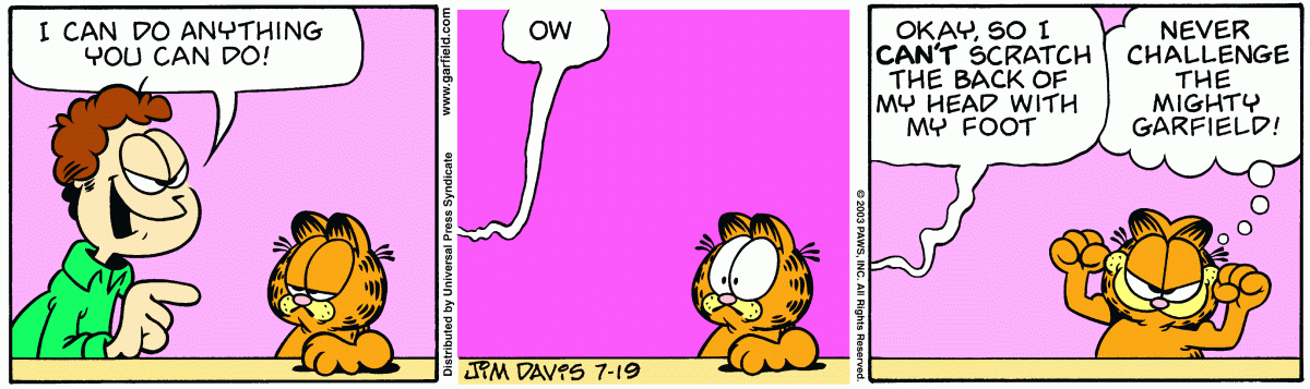 Garfield, July 19, 2003