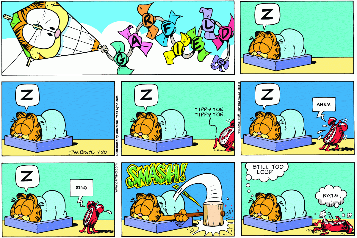 Garfield, July 20, 2003