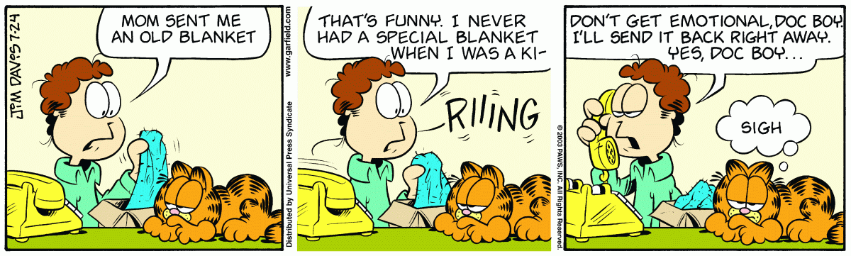Garfield, July 24, 2003