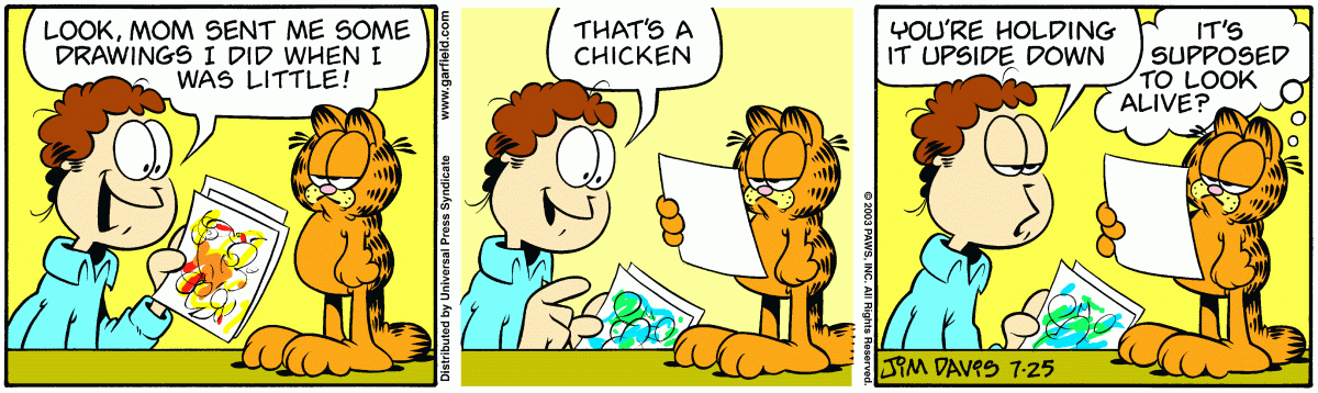 Garfield, July 25, 2003