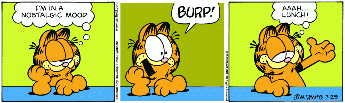 Garfield, July 29, 2003