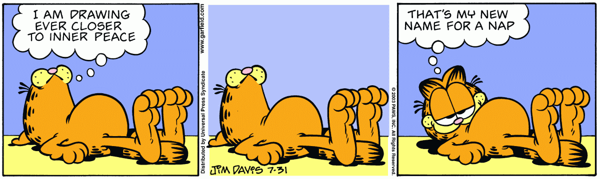 Garfield, July 31, 2003