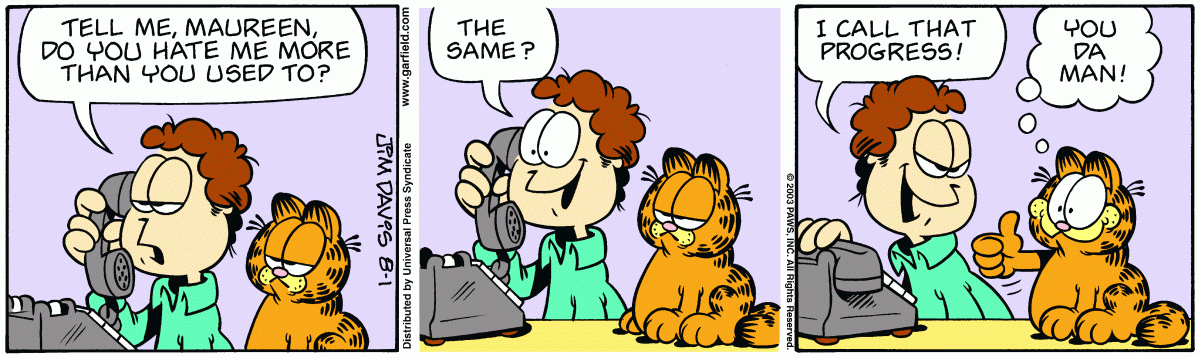 Garfield, August 1, 2003