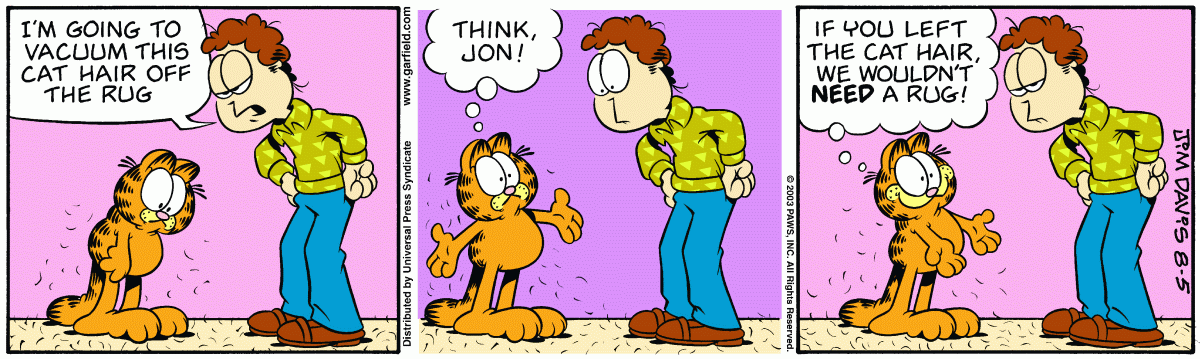 Garfield, August 5, 2003