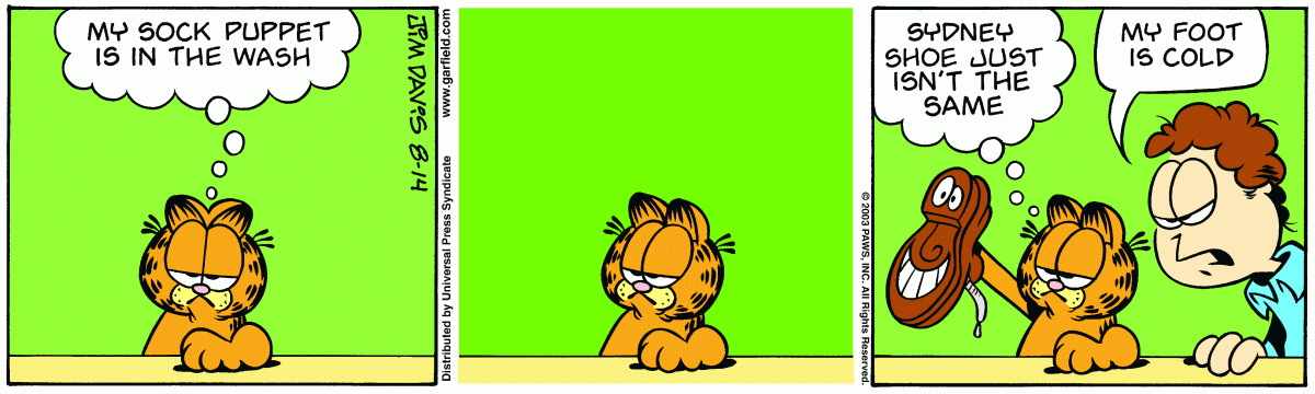 Garfield, August 14, 2003
