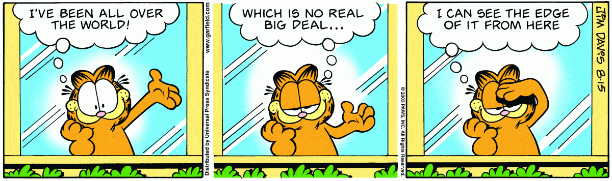 Garfield, August 15, 2003