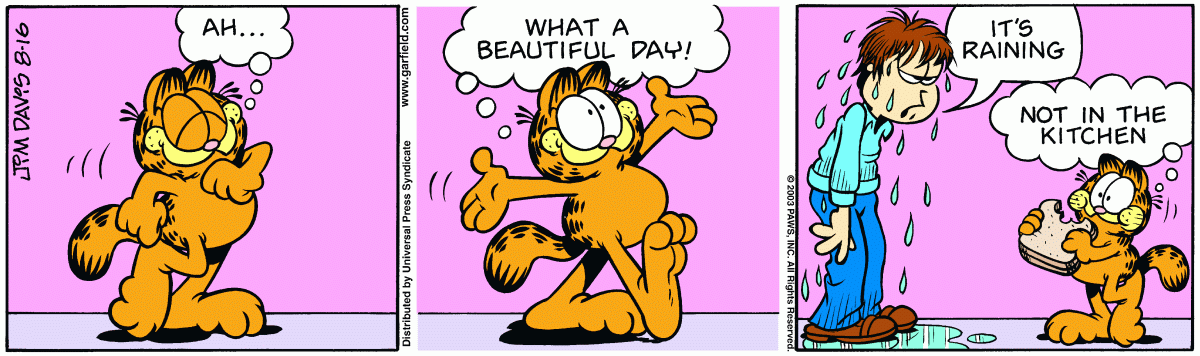 Garfield, August 16, 2003