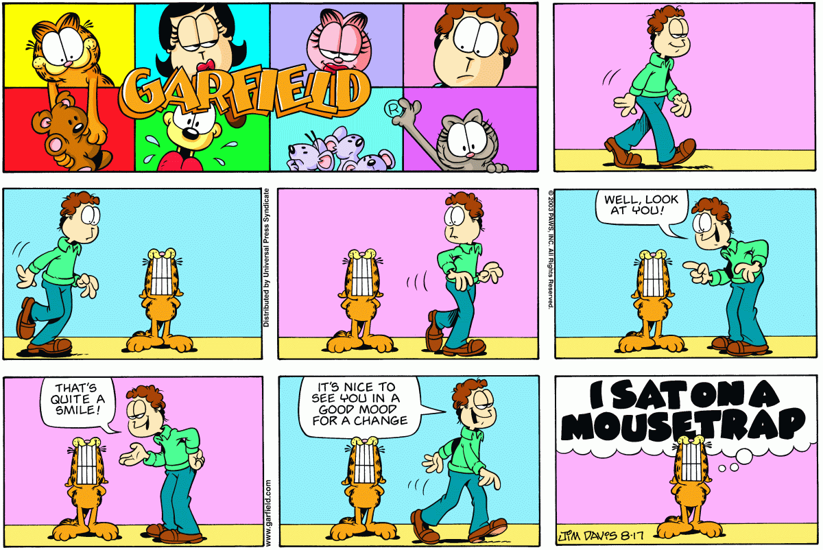 Garfield, August 17, 2003