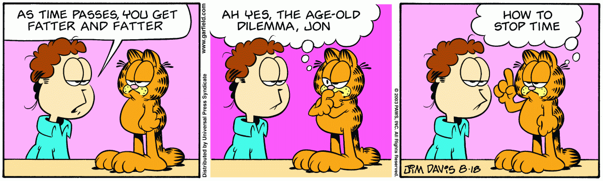 Garfield, August 18, 2003