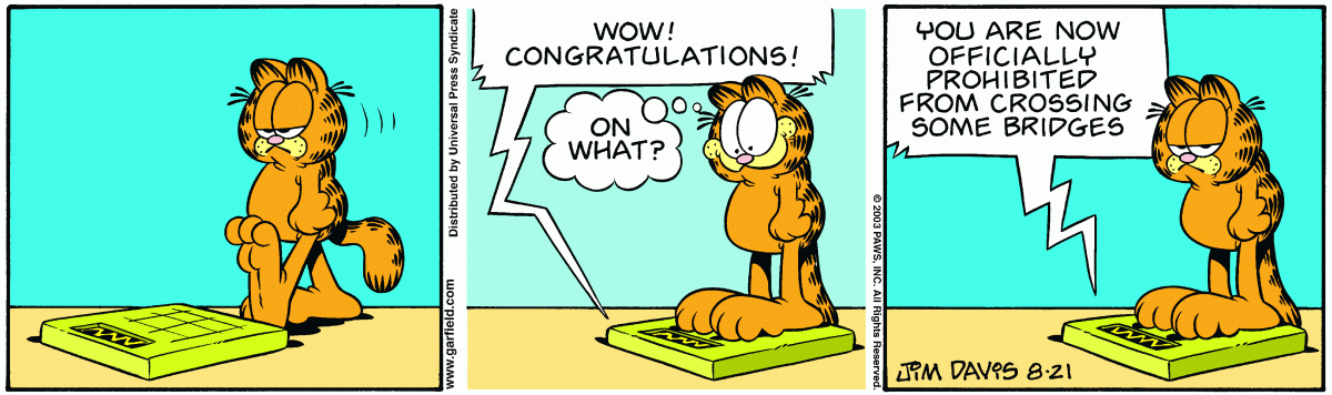 Garfield, August 21, 2003