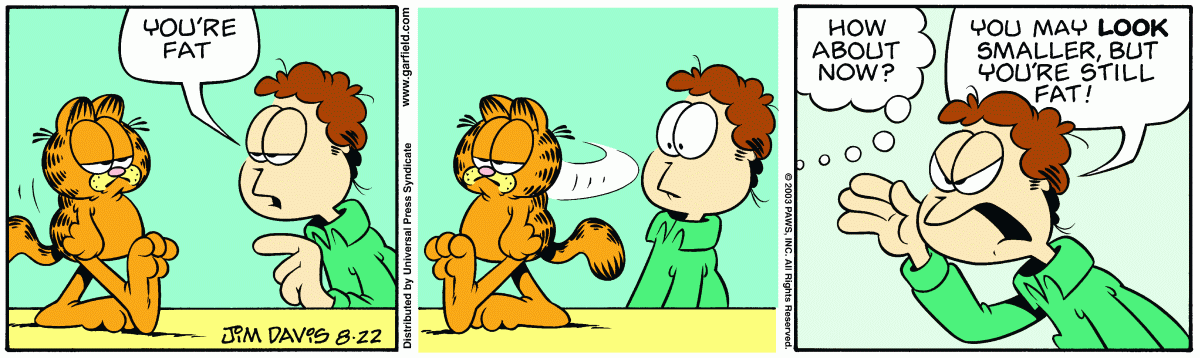 Garfield, August 22, 2003