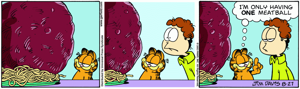 Garfield, August 27, 2003