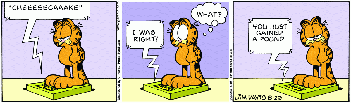 Garfield, August 29, 2003