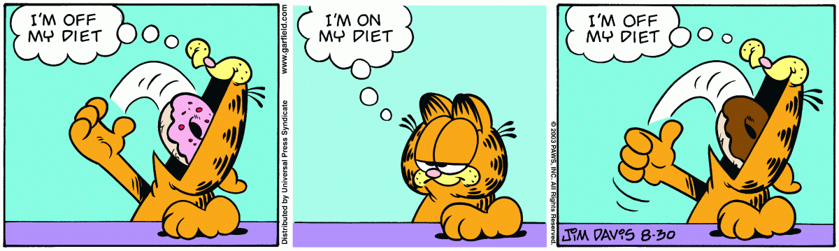 Garfield, August 30, 2003