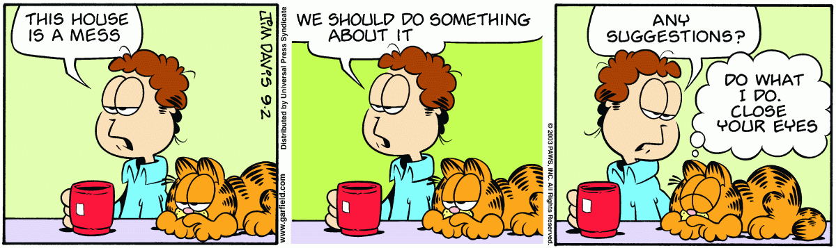 Garfield, September 2, 2003
