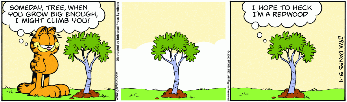 Garfield, September 4, 2003