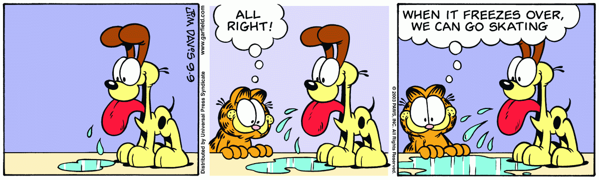Garfield, September 9, 2003