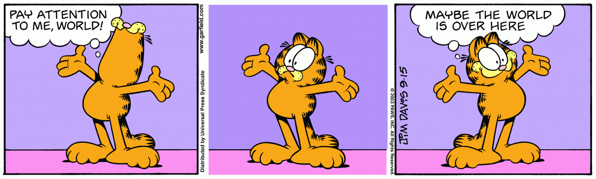 Garfield, September 15, 2003