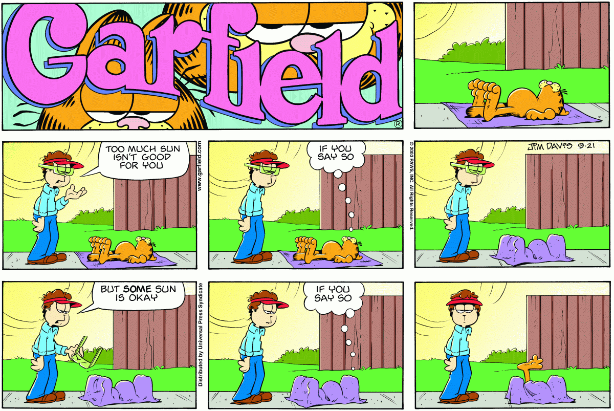 Garfield, September 21, 2003