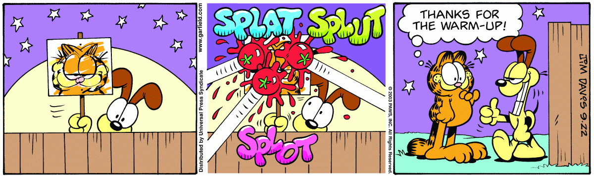 Garfield, September 22, 2003