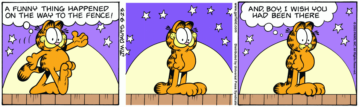 Garfield, September 23, 2003