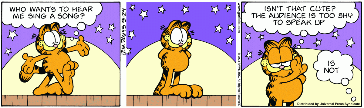 Garfield, September 24, 2003