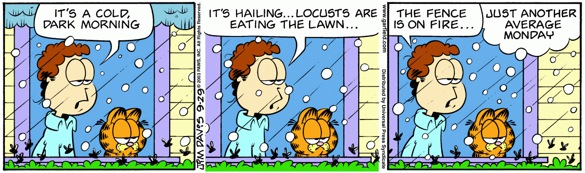 Garfield, September 29, 2003