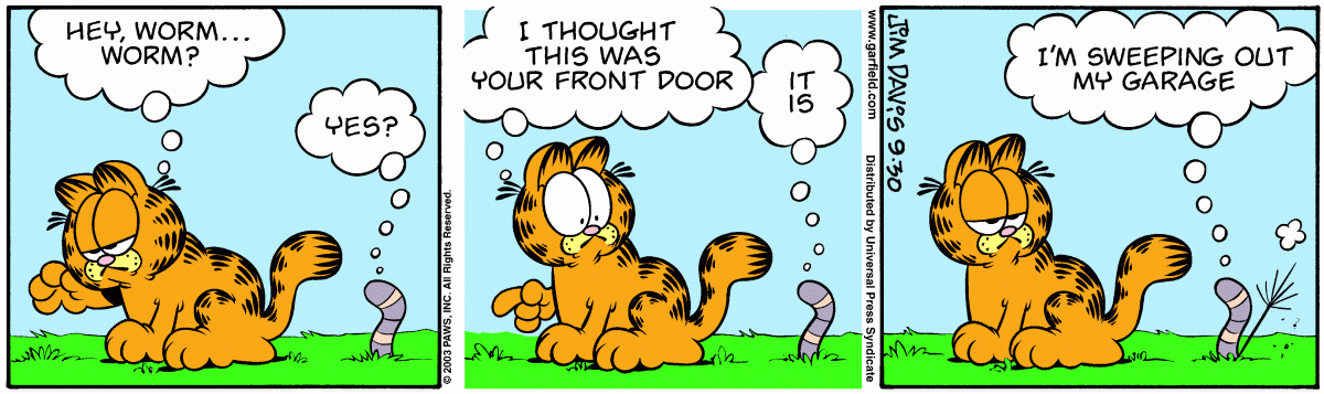 Garfield, September 30, 2003